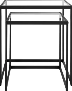 Beistelltisch Trosa schwarz B/H/T: ca. 55x60x40 cm