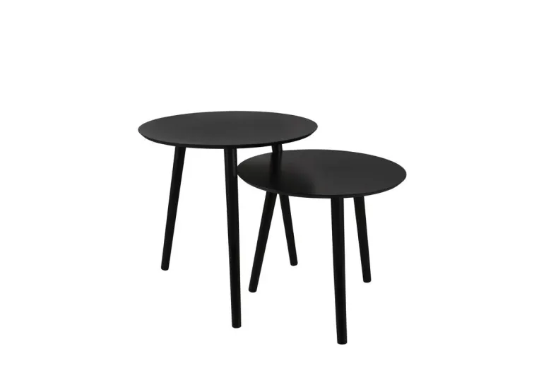 Beistelltisch Vilma schwarz H/D: ca. 50x50 cm