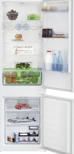 beko Einbaukühl-/Gefrierkombination BCHA275K4SN weiß B/H/T: ca. 54,5x177x54,5 cm