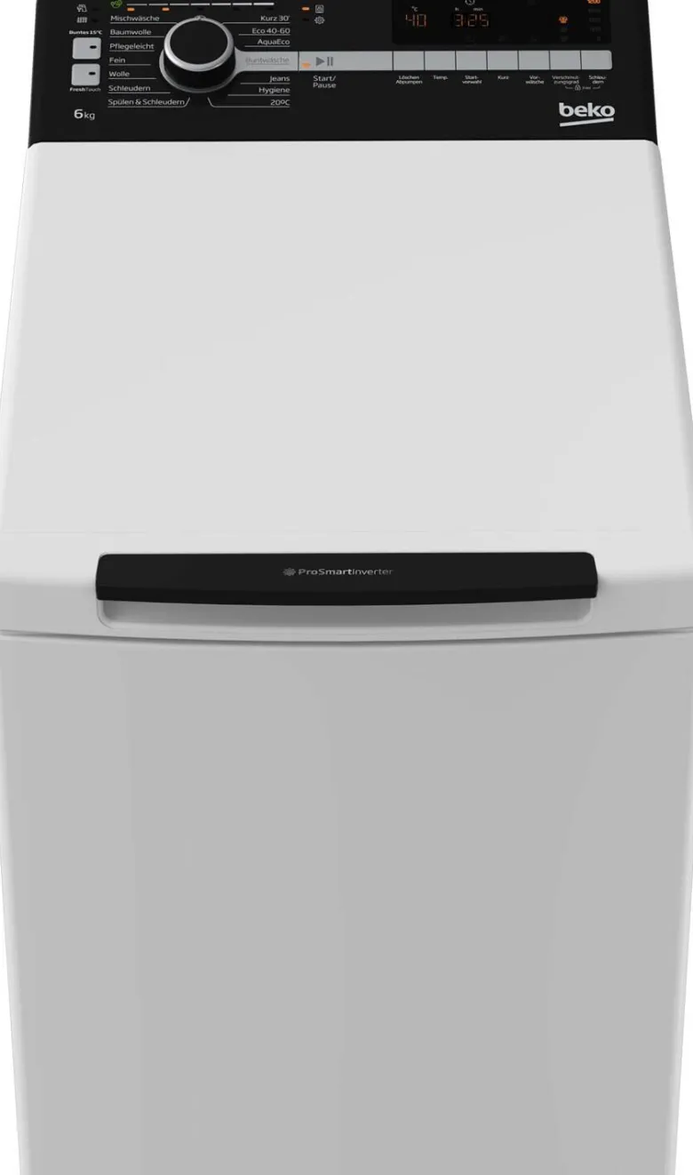 Beko Toplader-Waschmaschine BTL1WFP10622DE weiß B/H/T: ca. 40x90x60 cm ca. 60 kg
