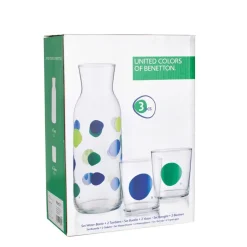 BENETTON Glasflaschenset Rainbow multicolor