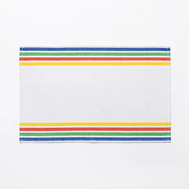 BENETTON Platzmattenset Rainbow multicolor Baumwolle B/L: ca. 30x45 cm