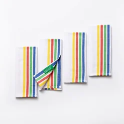 BENETTON Platzmattenset Rainbow multicolor Baumwolle B/L: ca. 30x45 cm