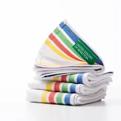 BENETTON Platzmattenset Rainbow multicolor Baumwolle B/L: ca. 30x45 cm
