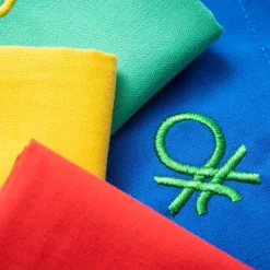 BENETTON Platzmattenset Rainbow multicolor Baumwolle B/L: ca. 30x45 cm
