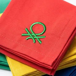 BENETTON Platzmattenset Rainbow multicolor Baumwolle B/L: ca. 30x45 cm