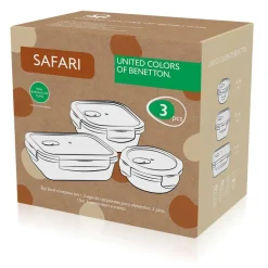 BENETTON Vorratsdosenset Safari bunt
