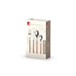 BERGNER Besteckset NATURALLY silber Kunststoff 24 tlg.