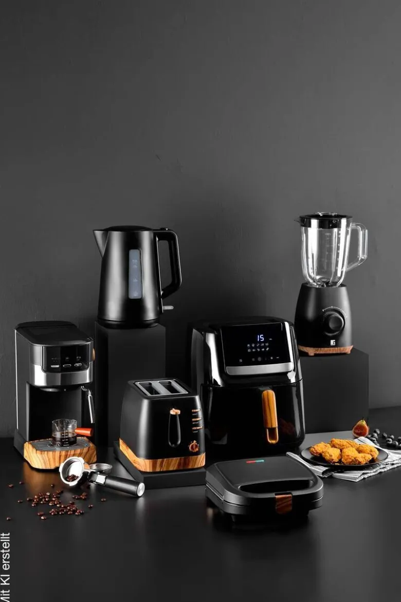 BERGNER Blender schwarz B/H/L: ca. 17,5x37,5x20 cm