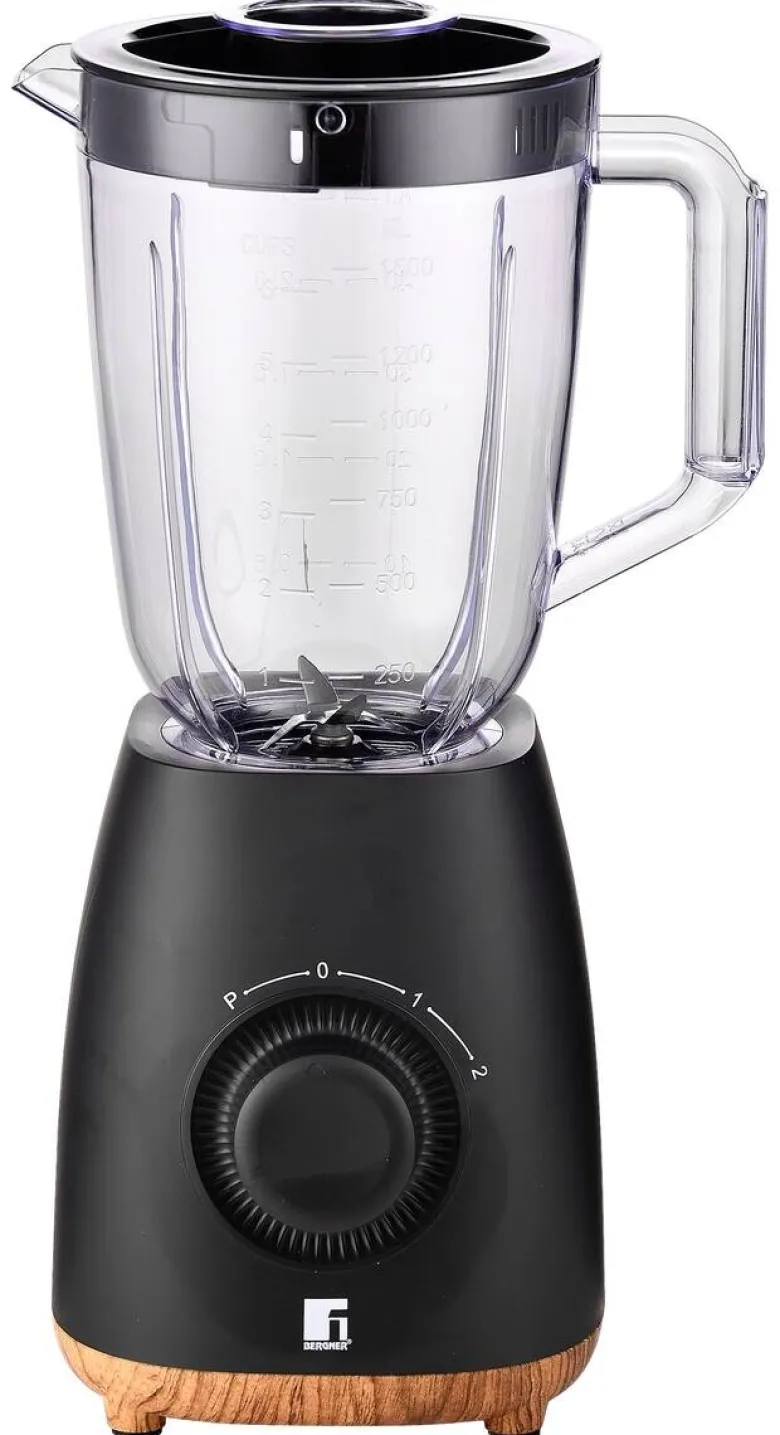 BERGNER Blender schwarz Polypropylen B/H/L: ca. 17x41x19 cm