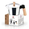 BERGNER Espressokocher COFFEE & TEA LOVERS weiß Silikon B/H/L: ca. 10x21x17 cm