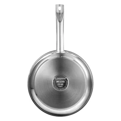 BERGNER Frypan-Set GOURMET silber Edelstahl B/H/L: ca. 26,5x16,3x48 cm