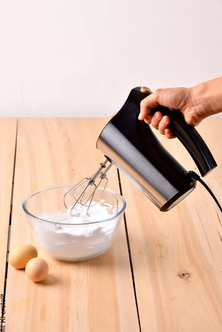BERGNER Handmixer schwarz silber B/H/L: ca. 10x17,3x20 cm