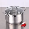 BERGNER Kasserolle GOURMET silber Edelstahl B/H/L/D: ca. 21,5x14x29,5x20 cm