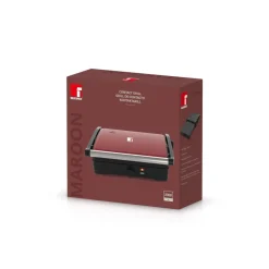 BERGNER Kontaktgrill schwarz Polypropylen B/H/L: ca. 15x36,5x38 cm
