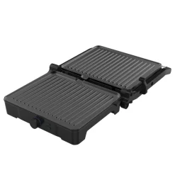 BERGNER Kontaktgrill schwarz Polypropylen B/H/L: ca. 15x36,5x38 cm