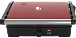 BERGNER Kontaktgrill schwarz Polypropylen B/H/L: ca. 15x36,5x38 cm