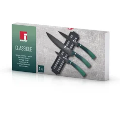 BERGNER Messerset Classique grün Edelstahl 4 tlg.