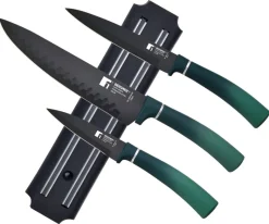 BERGNER Messerset Classique grün Edelstahl 4 tlg.