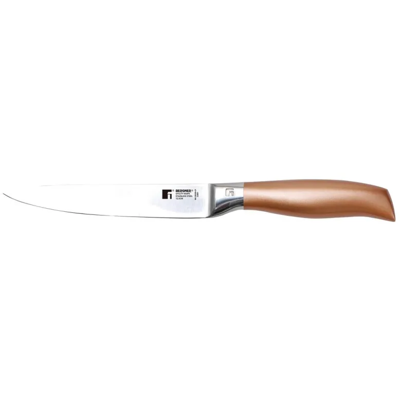 BERGNER Messerset COPPER silber Edelstahl 3 tlg.
