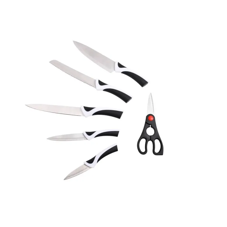 BERGNER Messerset Kyoto schwarz Edelstahl 6 tlg.