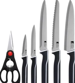 BERGNER Messerset Kyoto schwarz Edelstahl 5 tlg.