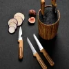 BERGNER Multifunktionsmesser-Set CHARCOAL silber Edelstahl 3 tlg.