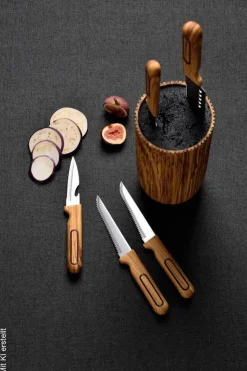 BERGNER Multifunktionsmesser-Set CHARCOAL silber Edelstahl 3 tlg.