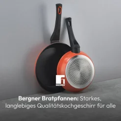 BERGNER Pfannenset CLASSIQUE rot Stahl 2 tlg.