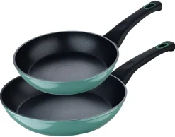BERGNER Pfannenset Classique grün Aluminium 2 tlg.