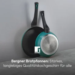 BERGNER Pfannenset Classique grün Aluminium 2 tlg.