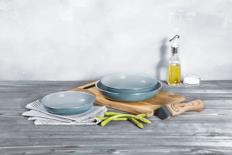 BERGNER Pfannenset CLICK & COOK silber Aluminium 4 tlg.