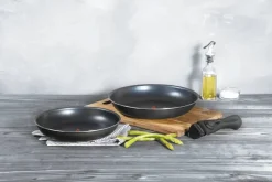 BERGNER Pfannenset CLICK & COOK silber Aluminium 3 tlg.
