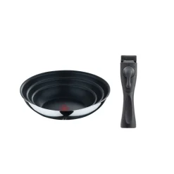 BERGNER Pfannenset Click&Cook silber Aluminium 3 tlg.
