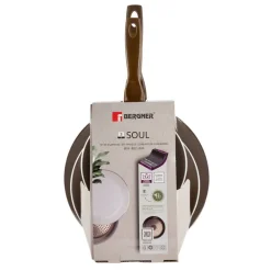 BERGNER Pfannen-Set ISLAND SOUL weiß Aluminium 3 tlg.