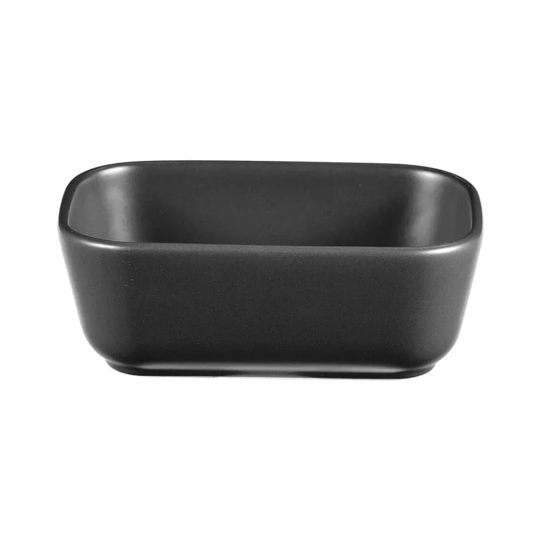 BERGNER Servierschale CHARCOAL schwarz Holz B/H/L: ca. 16x7,5x35 cm