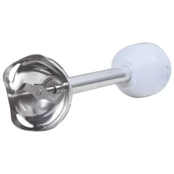 BERGNER Stabmixer weiß Edelstahl B/H/L: ca. 14x24,5x24 cm