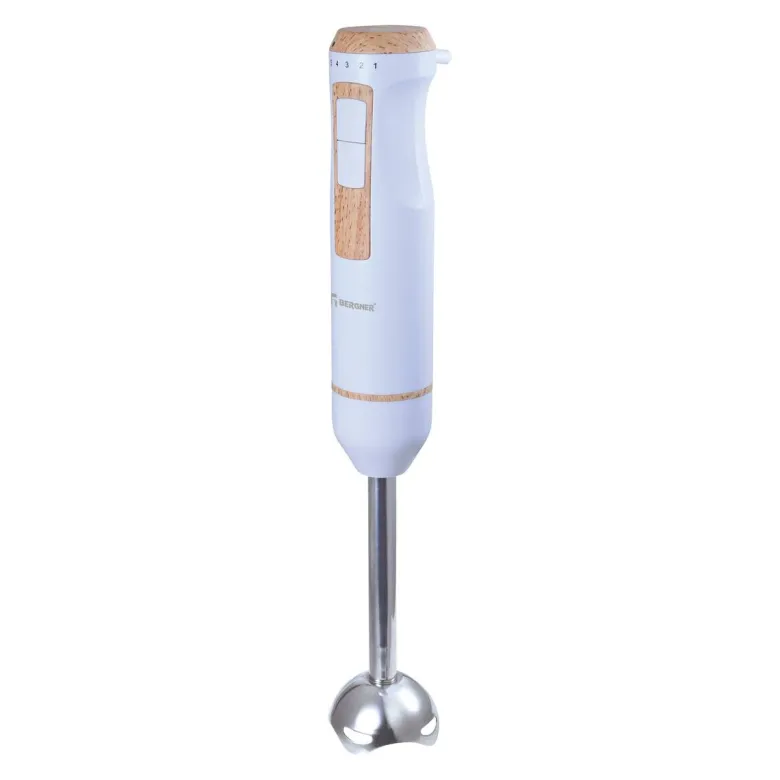 BERGNER Stabmixer weiß Edelstahl B/H/L: ca. 14x24,5x24 cm