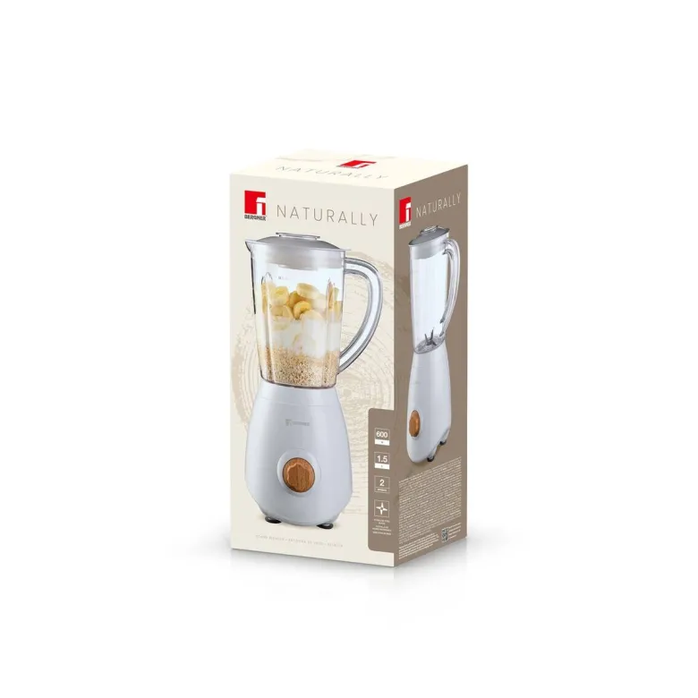 BERGNER Stabmixer weiß Edelstahl B/H/L: ca. 16x38x19 cm