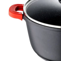 BERGNER Topfset Chroma schwarz Aluminium 2 tlg.