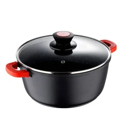 BERGNER Topfset Chroma schwarz Aluminium 2 tlg.