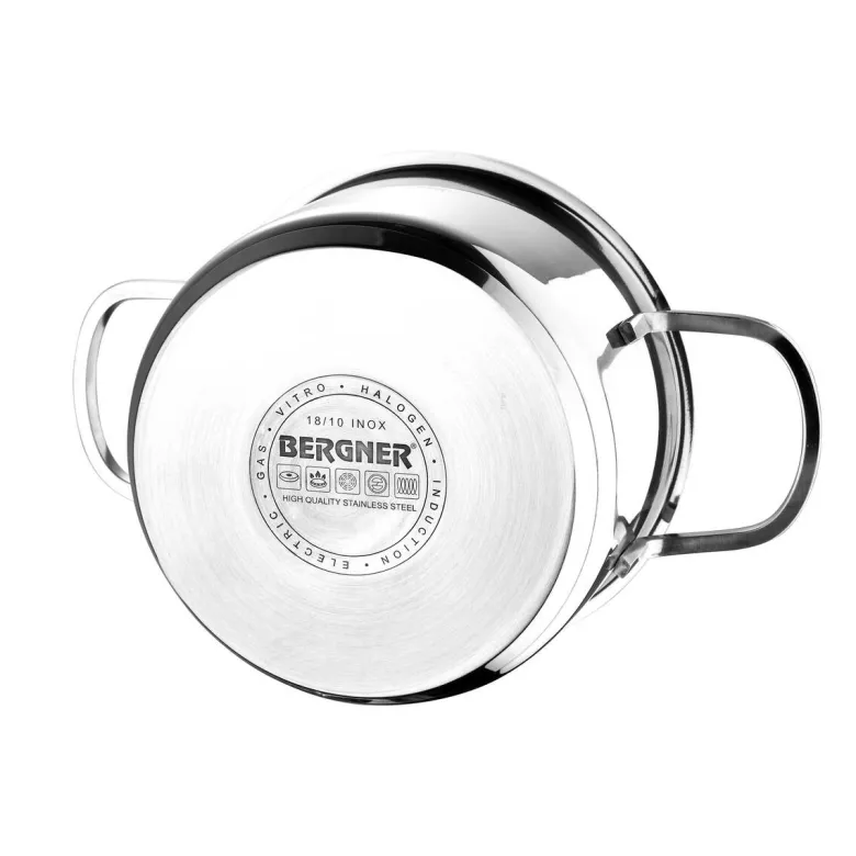 BERGNER Topfset Classic silber Edelstahl 6 tlg.