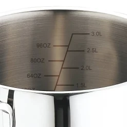 BERGNER Topfset Classic silber Edelstahl 6 tlg.