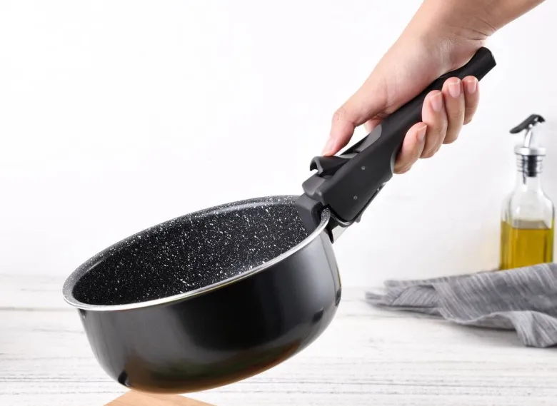 BERGNER Topfset Click & cook black schwarz Aluminium 4 tlg.