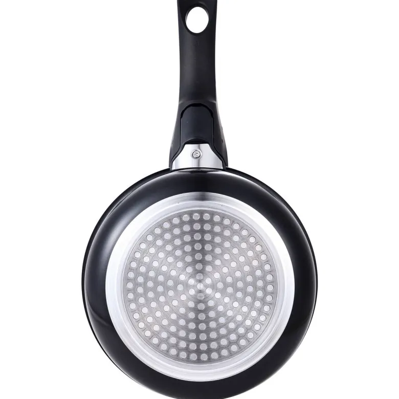 BERGNER Topfset Click & cook black schwarz Aluminium 4 tlg.