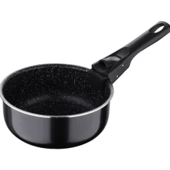 BERGNER Topfset Click & cook black schwarz Aluminium 4 tlg.