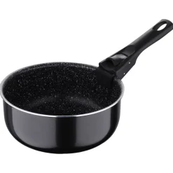 BERGNER Topfset Click & cook black schwarz Aluminium 4 tlg.