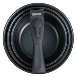 BERGNER Topfset CLICK & COOK schwarz Aluminium 4 tlg.