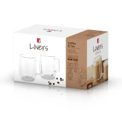 BERGNER Trinkgläserset COFFEE & TEA LOVERS transparent