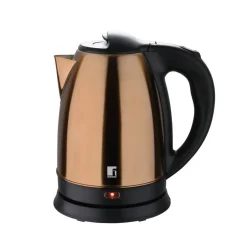 BERGNER Wasserkocher schwarz bronze B/H/L: ca. 18x23,5x21 cm ca. 1,7 l